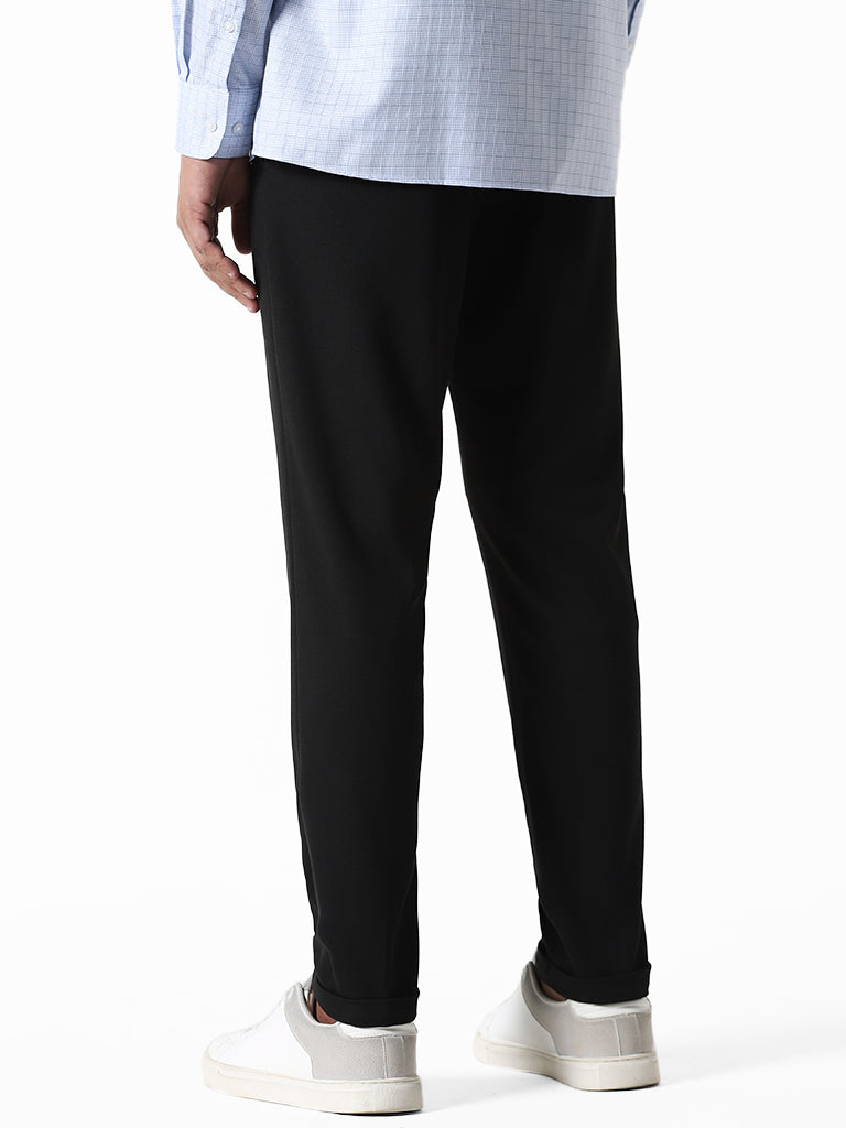 Buy WES Formals by Westside Light Grey Carrot Fit Crop Trousers for Men  Online @ Tata CLiQ